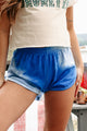 Easy Choices Tie-Dye Shorts (Blue Wave) - NanaMacs