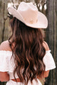 Unapologetic Grace Butterfly Detailed Cowboy Hat (Beige) - NanaMacs