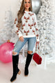 Quite Reindeering Reindeer Patterned Sweater (Ivory) - NanaMacs