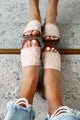 Better Than Everyone Printed Square Toe Sandals (Pink) - NanaMacs