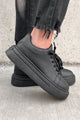 Doorbuster Just Playin' Around Platform Sneakers (Black) - NanaMacs