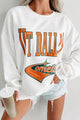 "UT Dallas Comets" Graphic Crewneck (White) - NanaMacs