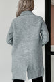 Forever Fall Open Front Sweater Coat (Heather Grey) - NanaMacs