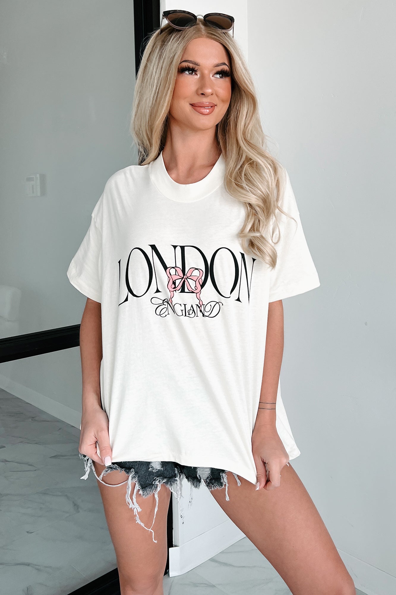 London Local Double-Sided Graphic T-Shirt (Ivory) - NanaMacs