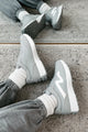 Cole Lace-Up Sneaker (Grey) - NanaMacs