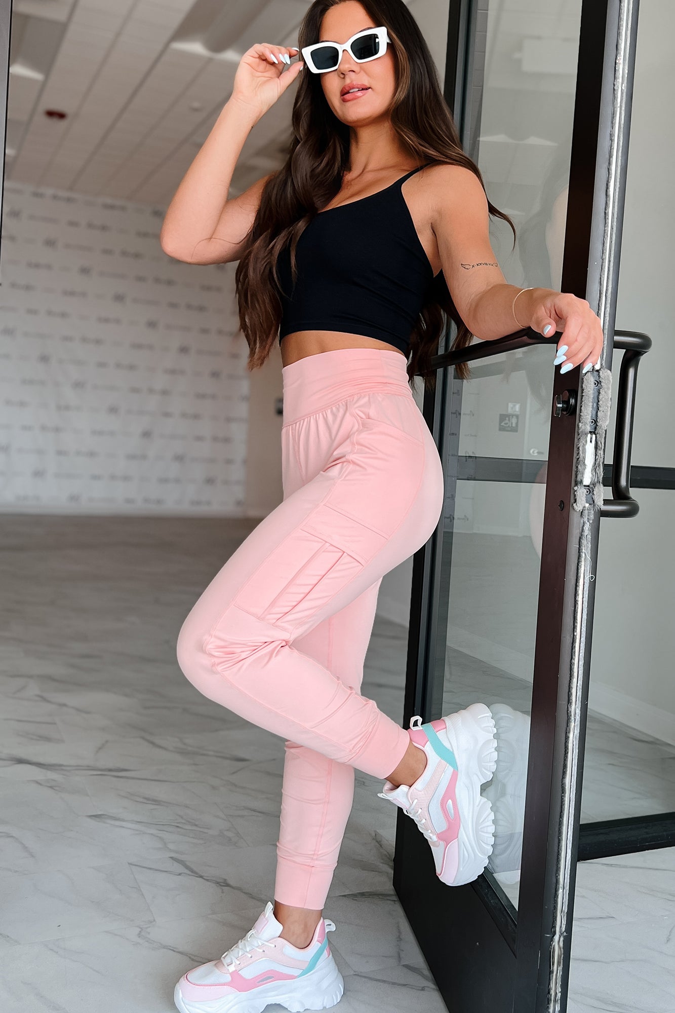 Bestie For The Restie Butter Soft Side Pocket Joggers (Flash Pink) ·  NanaMacs