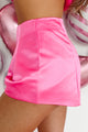 Playful Attention Satin Balloon Shorts (Pink) - NanaMacs