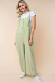 PREORDER Tully Knotted Strap Jumpsuit (Sage) - NanaMacs