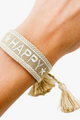 "Happy" Boho Bracelet (Taupe) - NanaMacs
