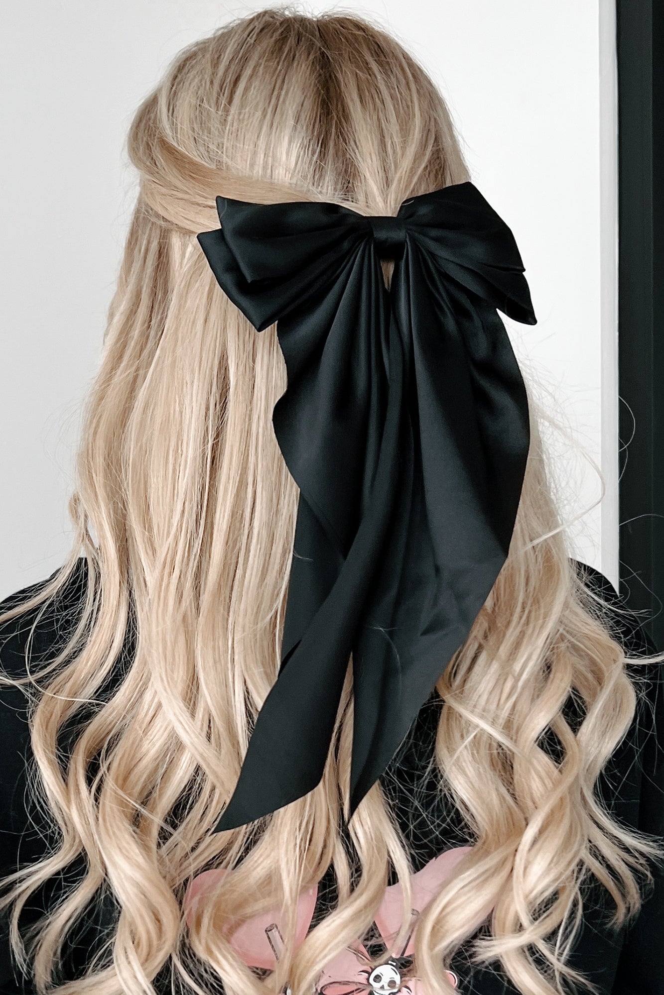 Sassy Yet Classy Bow Hair Clip (Black)