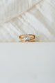 Classy Kate Asymmetric Diamond Ring (Gold)