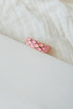 Just Being Cute Textured Ring (Pink) - NanaMacs