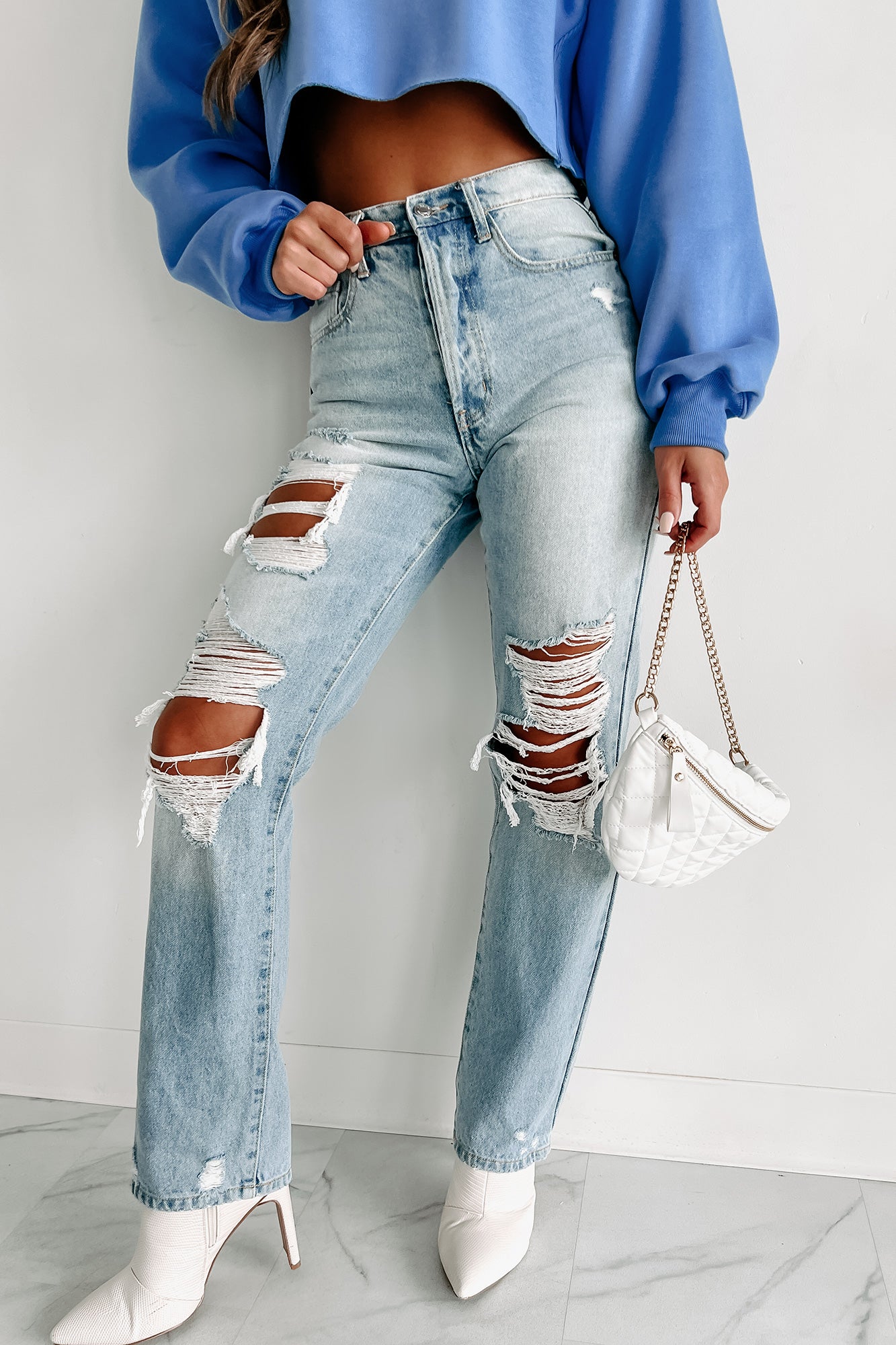 Buy Boyfriend Mid Rise Slim Leg Jeans for USD 84.00