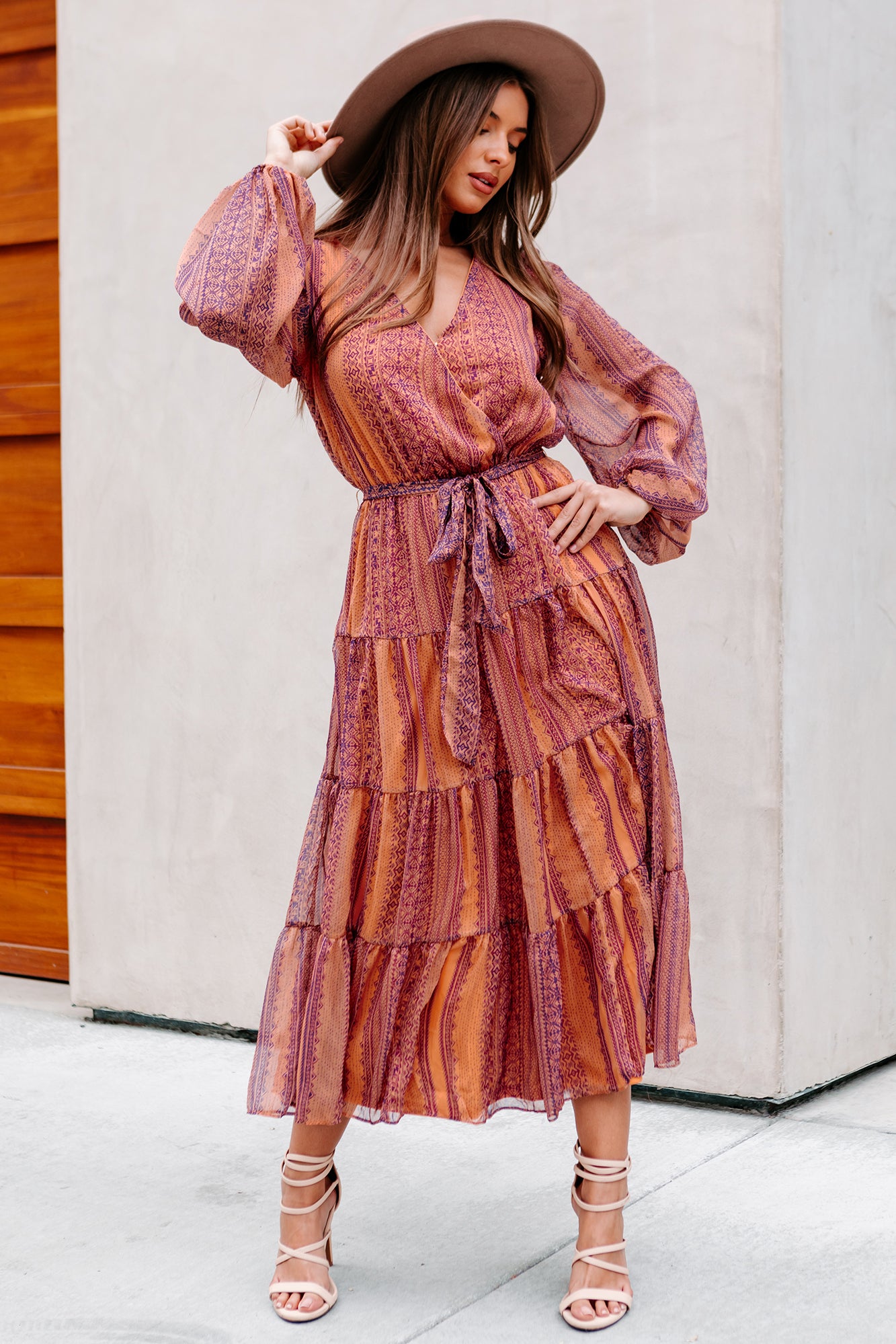 Rust 2024 boho dress