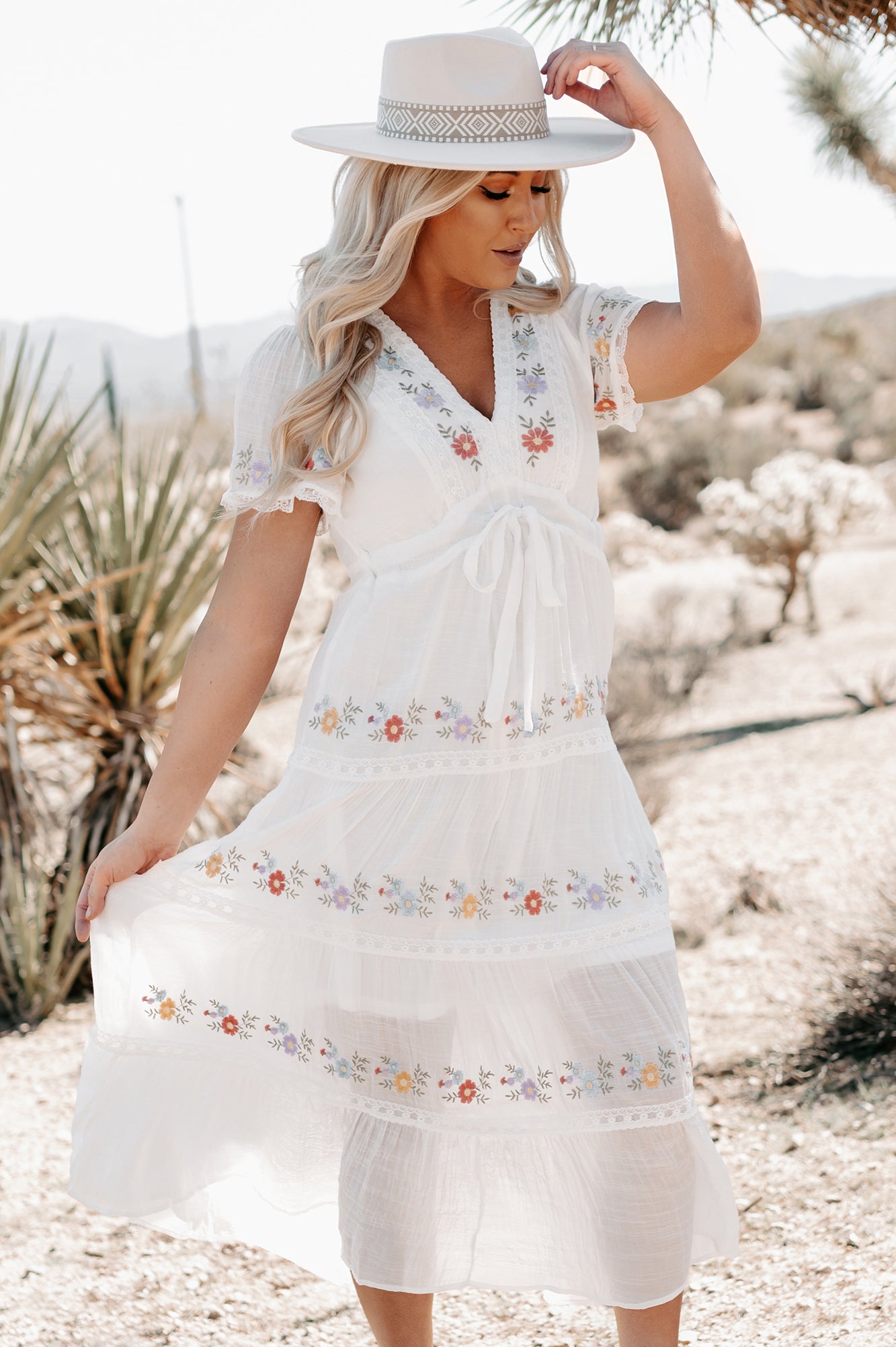 Ivory Made You Look Maxi Dress