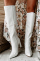 Milla Knee High Billini Boots (Ivory Scale) - NanaMacs