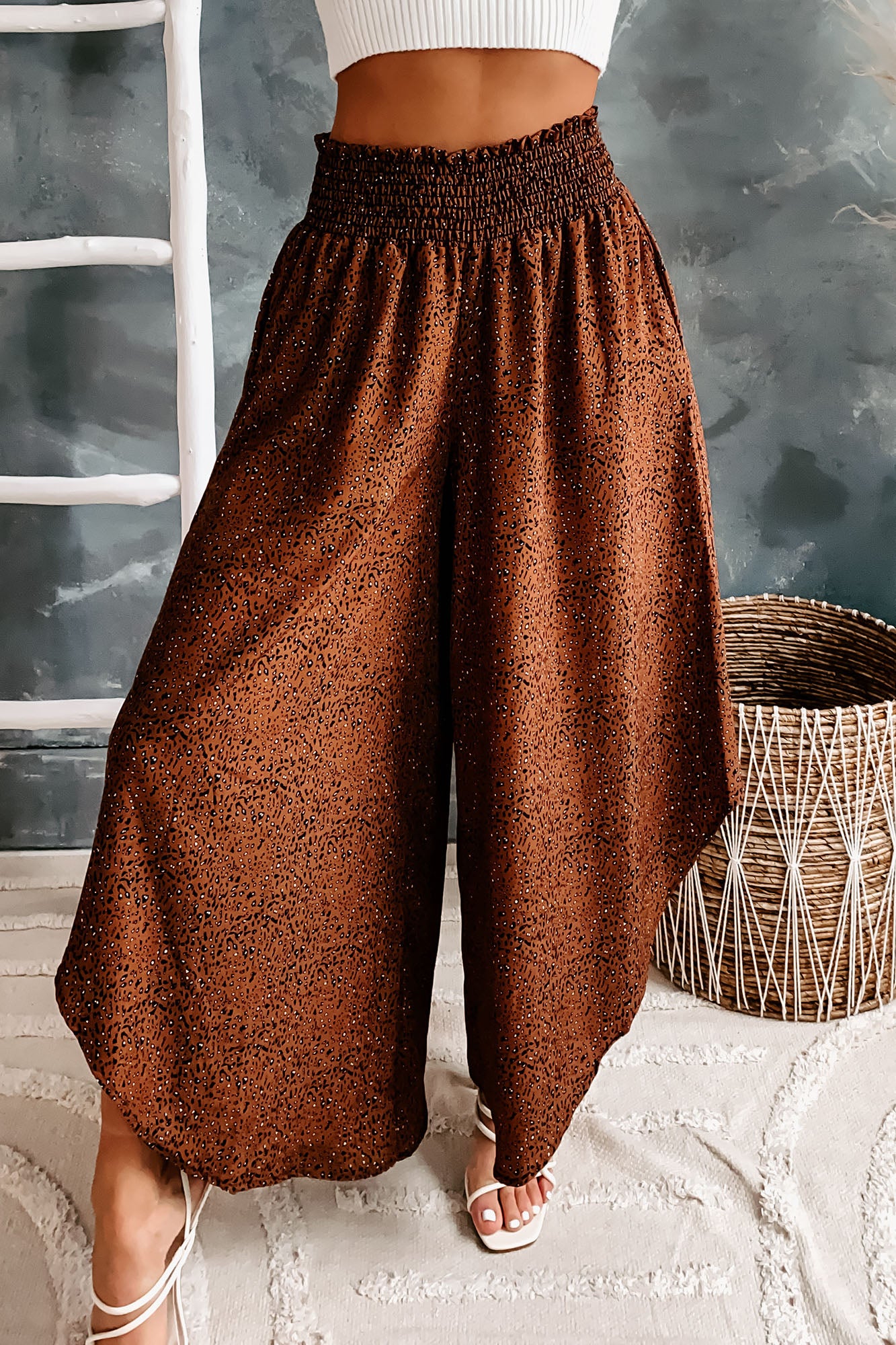 Days Of Gratitude Wide Leg Pants (Red)