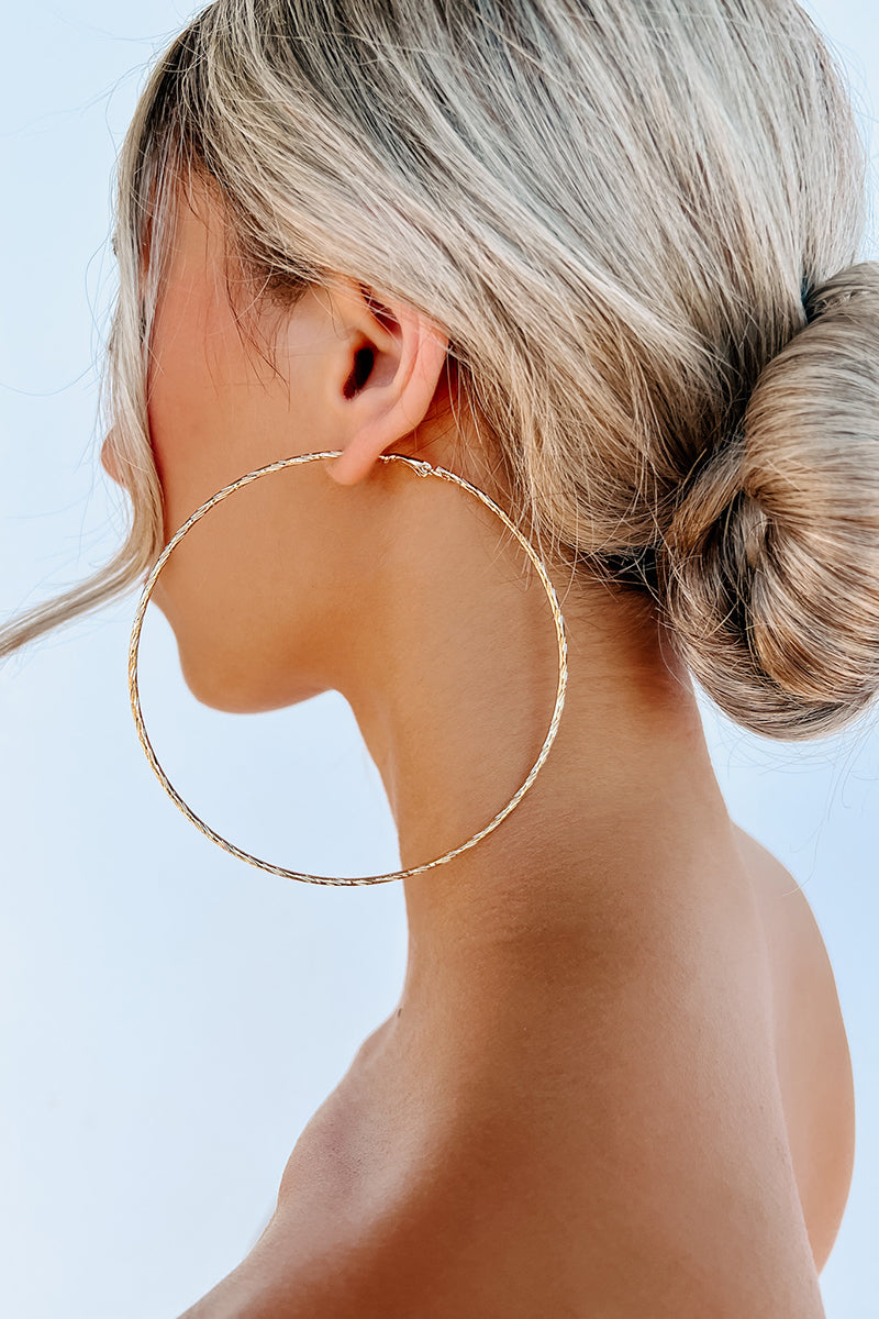 lv hoop earrings for women logo