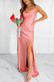 Unmatched Beauty Metallic Floral Cowl Neck Maxi Dress (Mauve) - NanaMacs