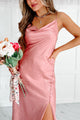 Unmatched Beauty Metallic Floral Cowl Neck Maxi Dress (Mauve) - NanaMacs