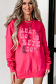 "What Would Beth Do" Graphic Crewneck (Hot Pink/Light Pink) - Print On Demand - NanaMacs