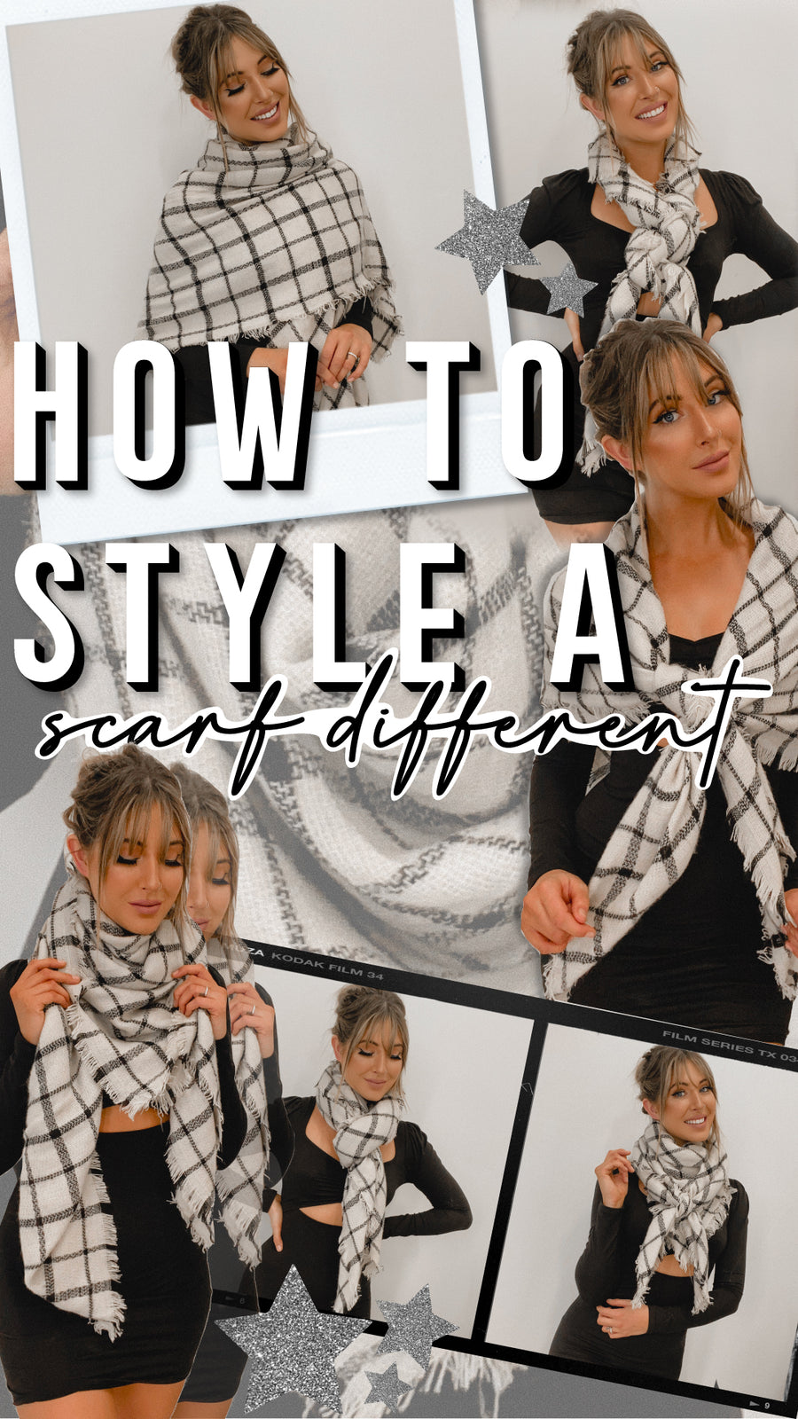 How to Style a Scarf different ways