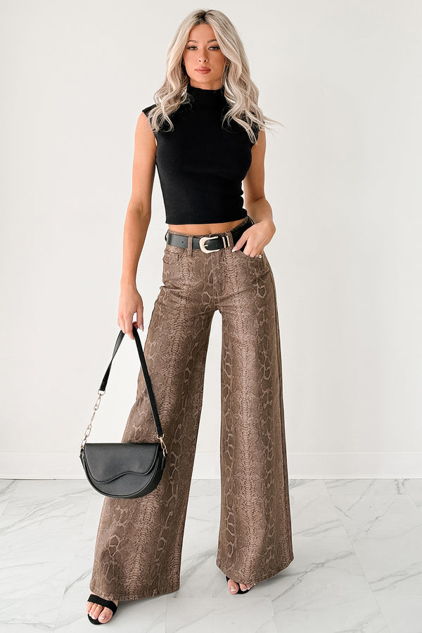 Melvin Wide Leg Vibrant Jeans (Python) - NanaMacs