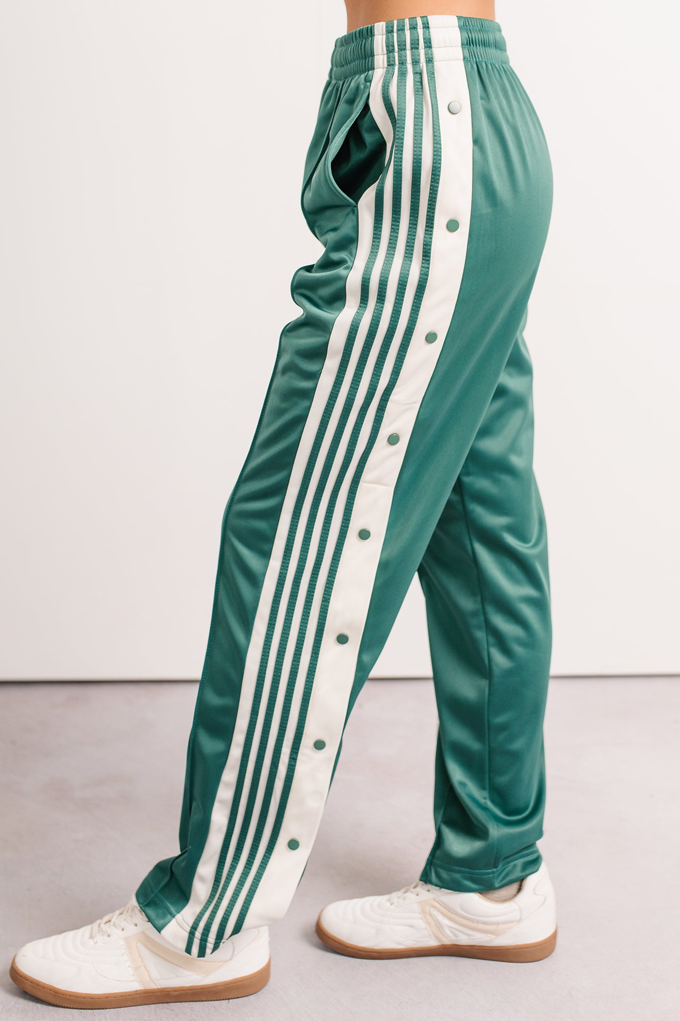 Athletic Ambition Side Snap Track Pants (Green)