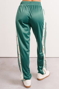 Athletic Ambition Side Snap Track Pants (Green)