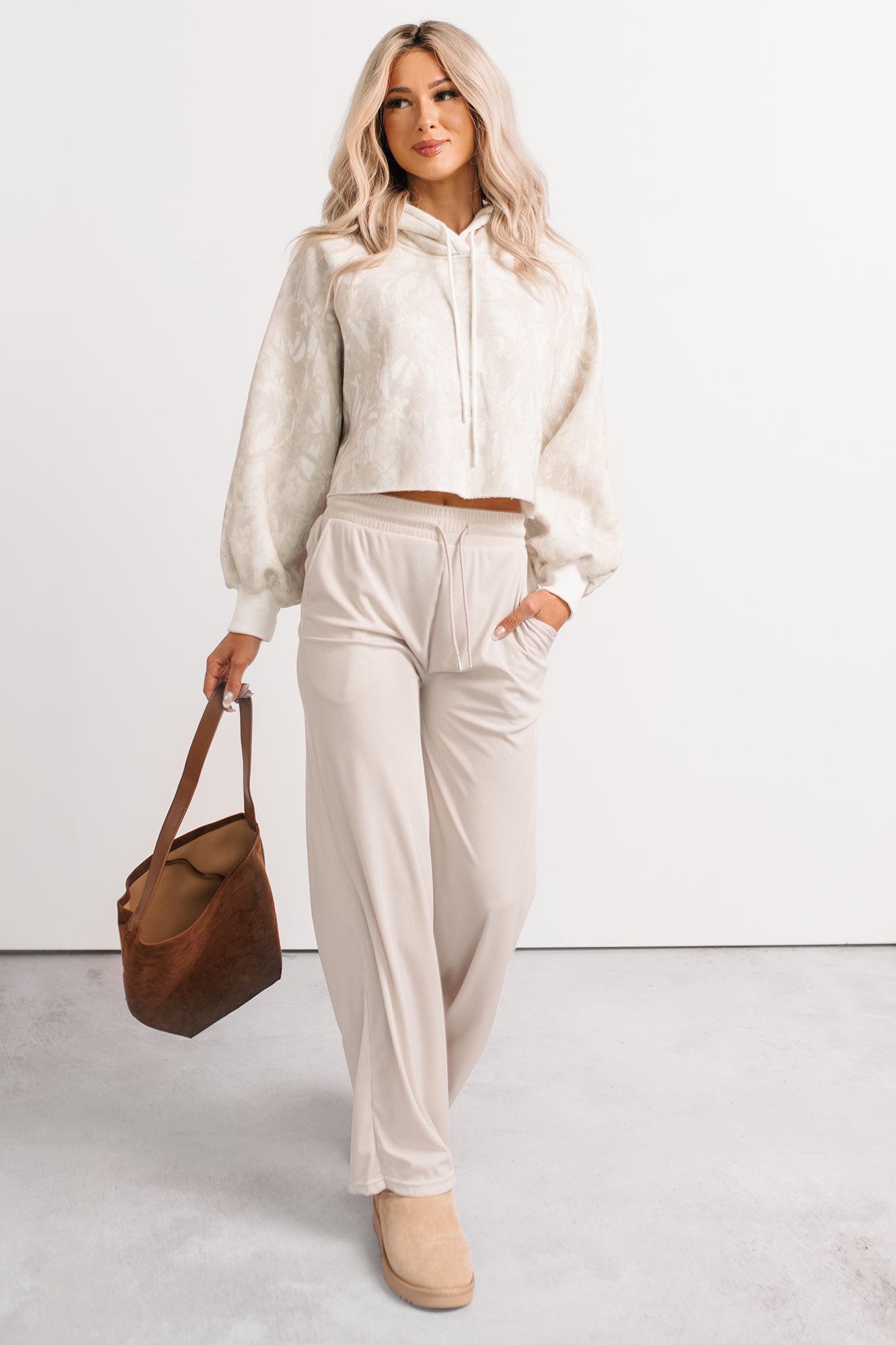 Constant Comforts Papermoon Camo Crop Hoodie (Camo) - NanaMacs