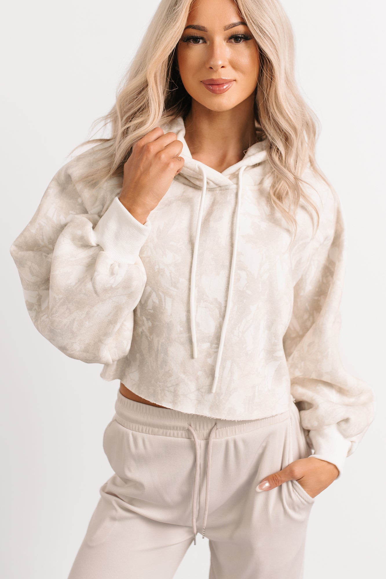 Constant Comforts Papermoon Camo Crop Hoodie (Camo) - NanaMacs