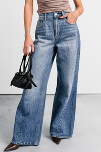 Jianna High Rise Wide Leg Cello Jeans (Medium) - NanaMacs