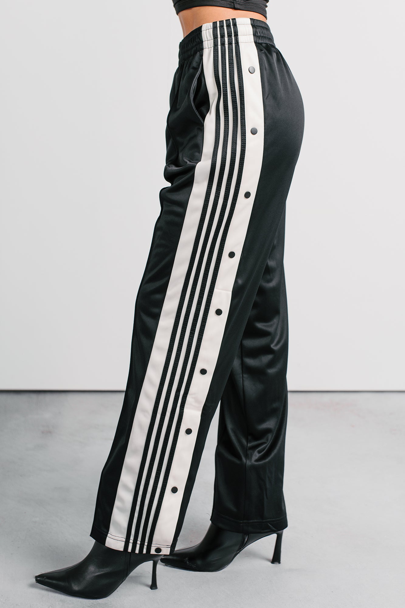 Athletic Ambition Side Snap Track Pants (Black) · NanaMacs