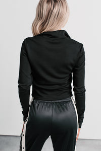 Athletic Drive Double Zipper Active Jacket (Black) - NanaMacs