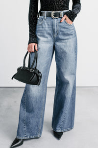 Jianna High Rise Wide Leg Cello Jeans (Medium) - NanaMacs