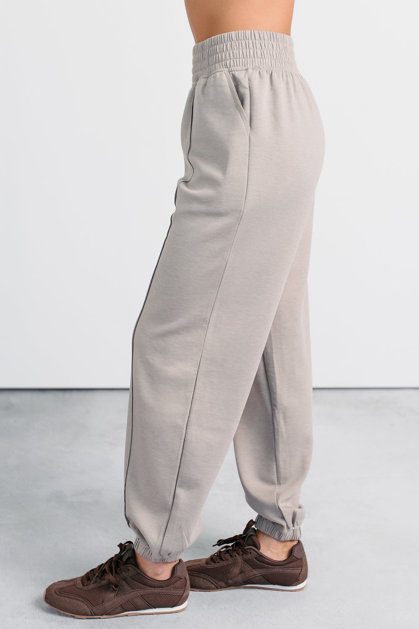 Play Like A Pro Jogger Style Sweatpants (Ash Mocha) - NanaMacs