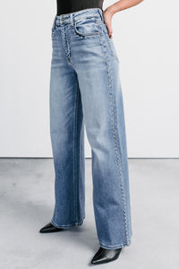 Kaylee High Rise Stud Detailed Cello Jeans (Medium) - NanaMacs