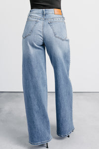 Kaylee High Rise Stud Detailed Cello Jeans (Medium) - NanaMacs