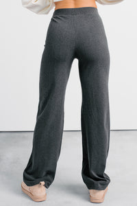 Easy On Me Soft Wide Leg Pants (Black) - NanaMacs