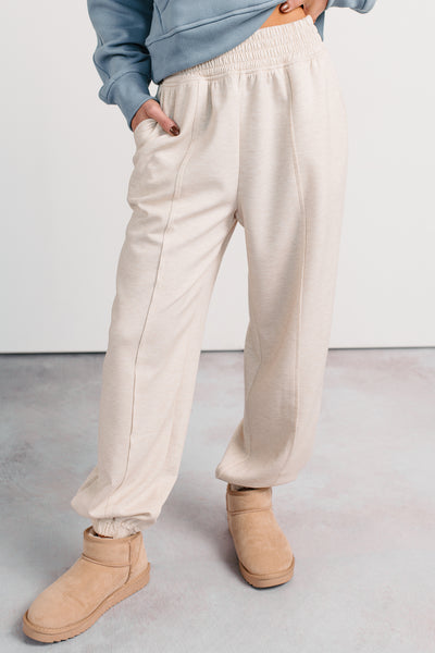 Play Like A Pro Jogger Style Sweatpants (H. Beige)