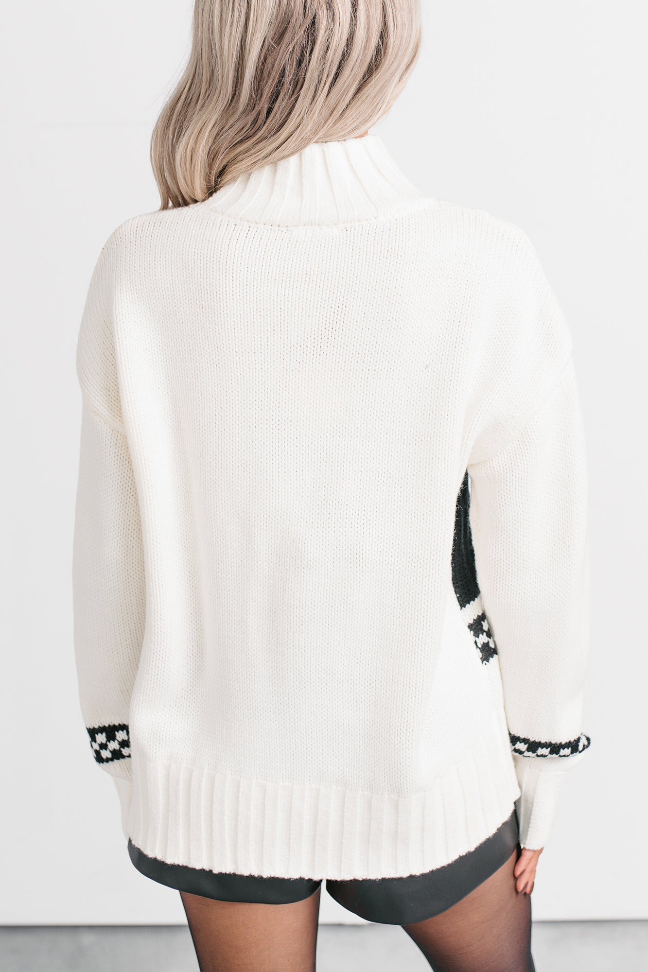 Ski You Later Graphic Mock Neck Sweater (Off White) · NanaMacs