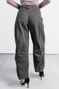 Fabian Wide Leg Denim Papermoon Jeans (Charcoal) - NanaMacs