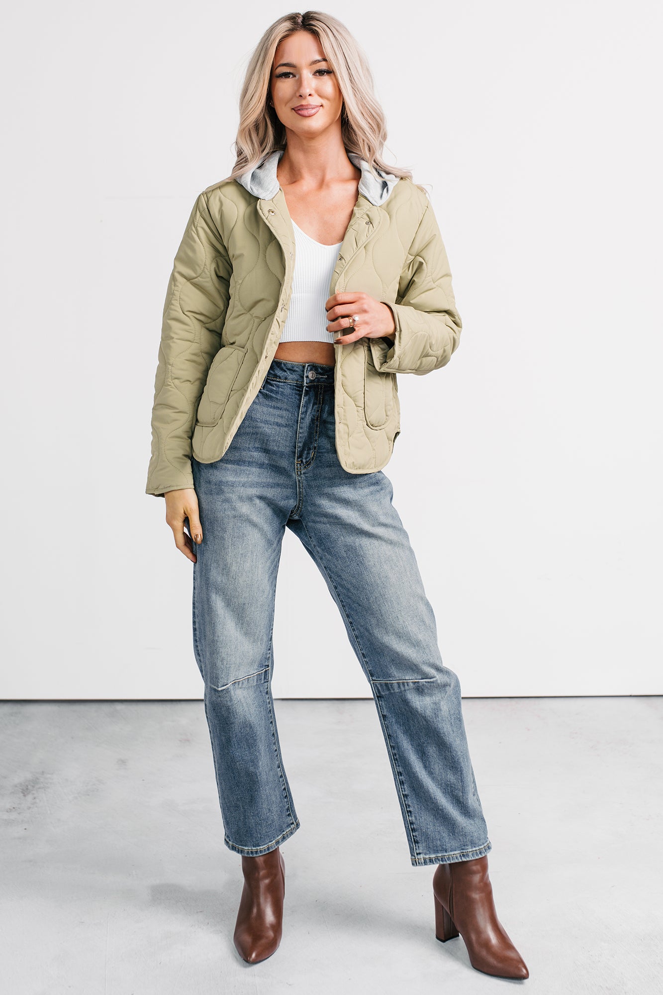 Willy Super High Rise Mica Denim Barrel Jeans (Medium Vintage) - NanaMacs