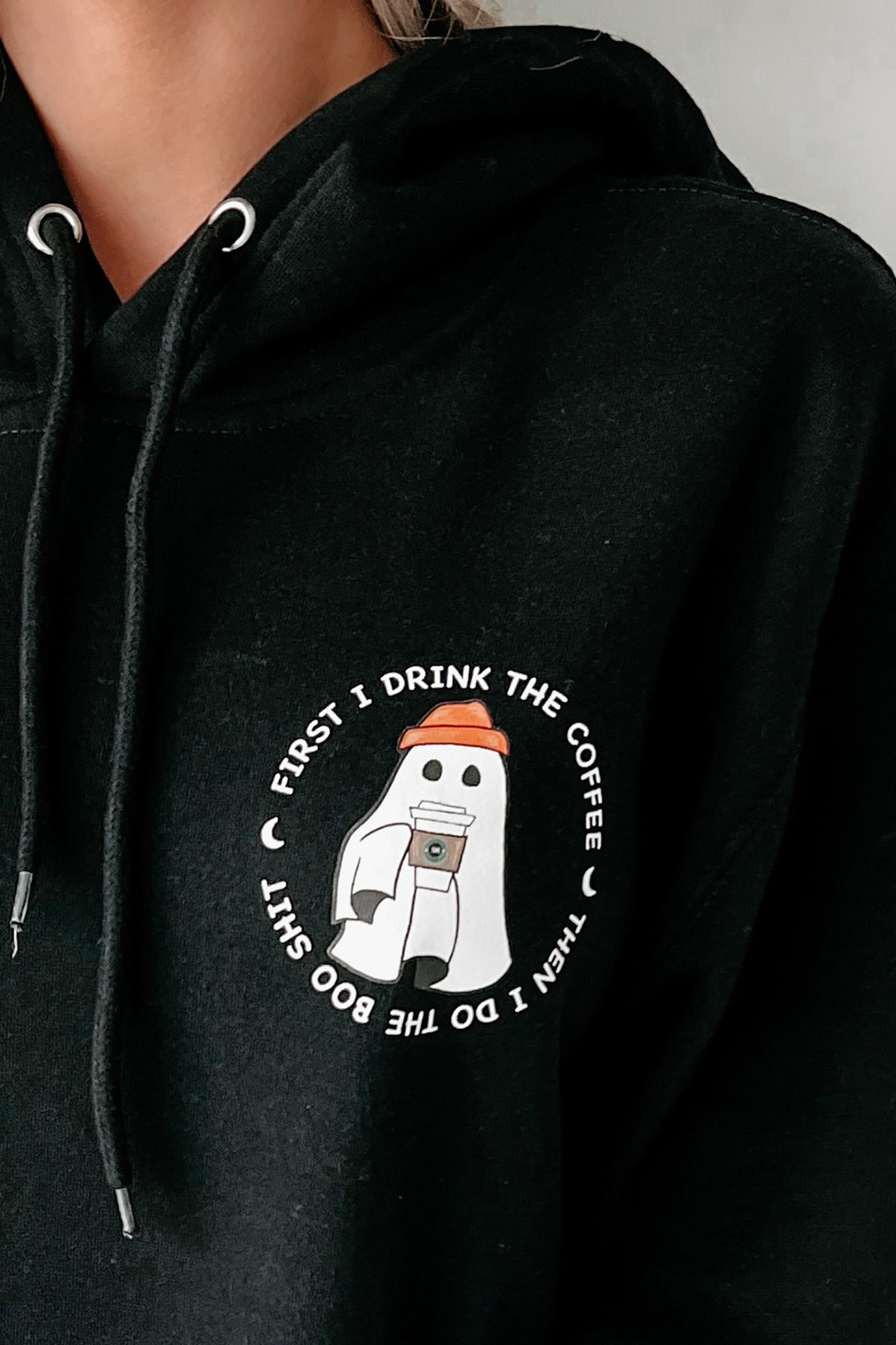 "Then I Do The Boo Shit" Graphic Hoodie (Black) - Print On Demand - NanaMacs