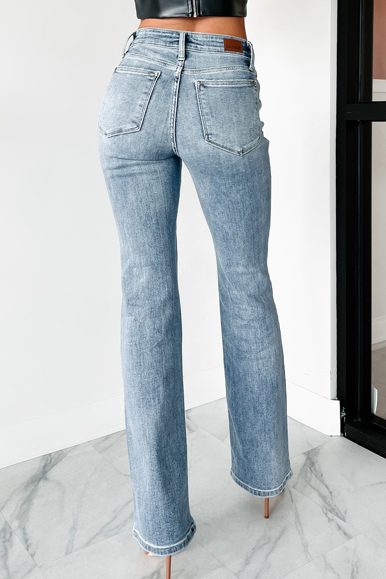 Tucker Judy Blue Mid Rise Bootcut Jeans (Light) - NanaMacs