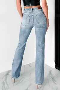 Tucker Judy Blue Mid Rise Bootcut Jeans (Light) - NanaMacs