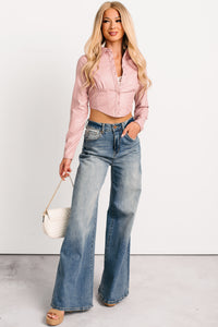 Mickie Special A High Rise Wide Leg Jeans (Medium) - NanaMacs