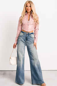 Mickie Special A High Rise Wide Leg Jeans (Medium) - NanaMacs