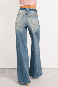 Mickie Special A High Rise Wide Leg Jeans (Medium) - NanaMacs