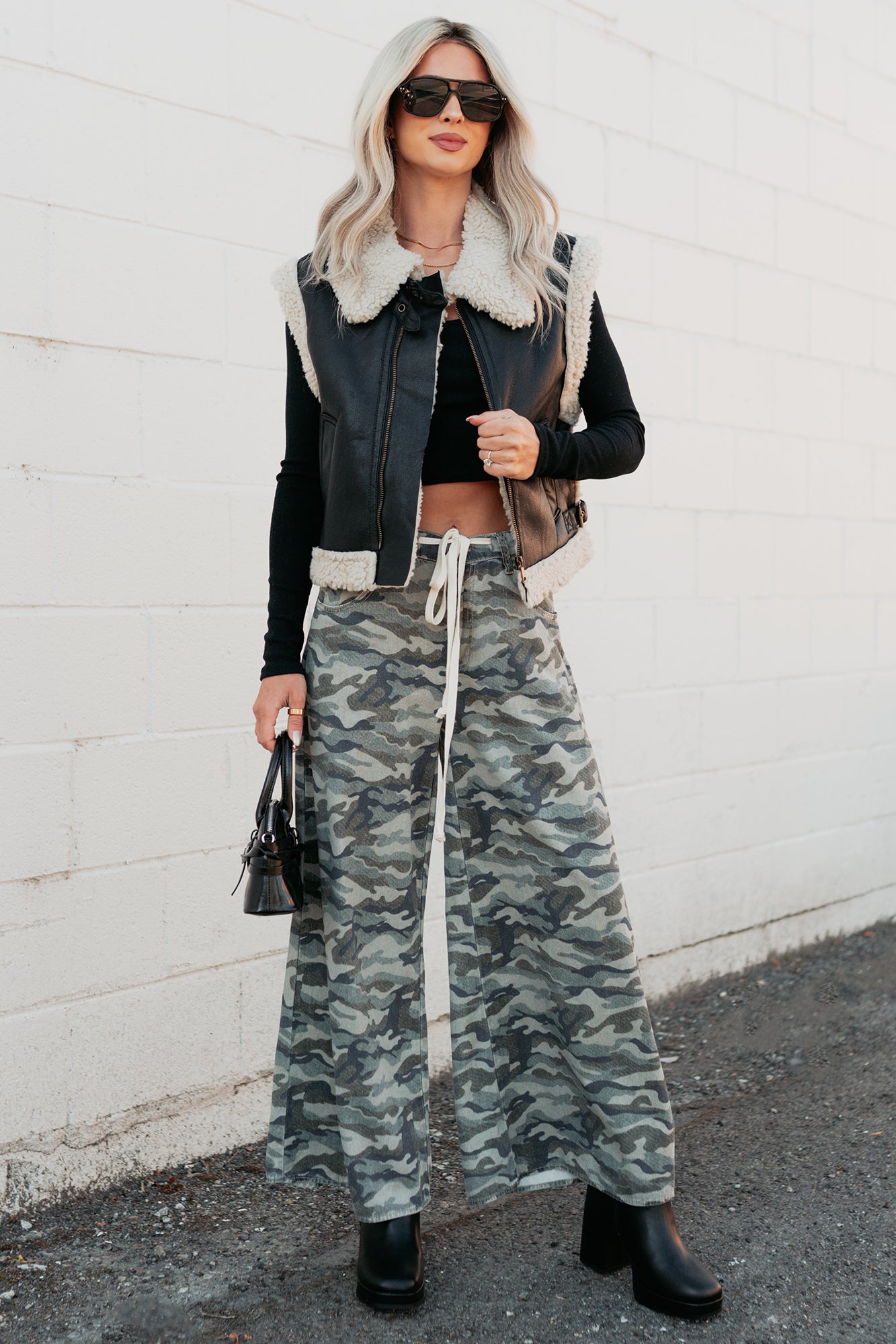 Patrick Drawstring NoaBoa Denim Pants (Camo/Green) · NanaMacs